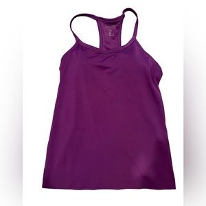 Athleta support tank top purple size 34A
